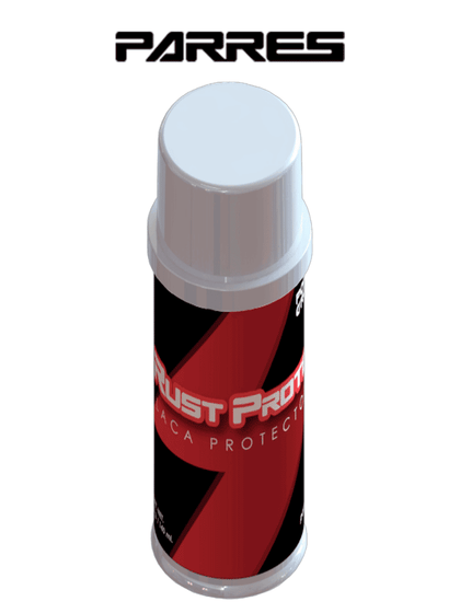 PARRES SRP-140 SPRAY RUST PROTEC PARRES 140 ML / Recubrimiento transitorio, diseñado para la protección de uniones exotérmicas y mecánicas contra la oxidación y/o sulfatación. BFLASHBFPRR