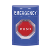 Botón de Emergencia, Texto en Español, Policarbonato Súper Resistente, Momentaneo