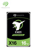 SEAGATE ST16000NM001G - Disco duro de 16 TB Exos, 7200 RPM, SATA3 6GB/s, 64 MB, recomendado para videovigilancia / NAS