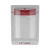 Cubierta Protectora de Policarbonato Serie Stopper II® , Con Bocina, Sin Espaciador, Montaje Empotrado, Etiqueta en Inglés