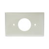 Placa de plástico para contacto sencillo.