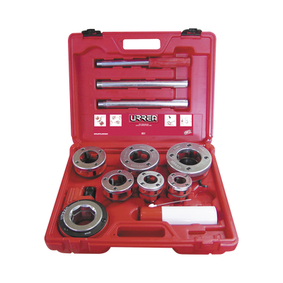 Juego de Tarraja de dados para tubo 1/2 - 2 NPT 9 piezas