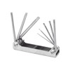 Juego de 8 llaves hexagonales Torx® tipo navaja, estuche metálico.