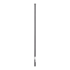 Poste de Esquina Negro de 1.2m para Cerca Electrificada de Tubo Galvanizado cal. 18 de 1Diam. para 5 Aisladores (No incluidos).