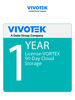 VIVOTEK VORTEX VX-CS90D-1Y - Licencia VORTEX de Almacenamiento en Nube por 1 Año, 90 dias de Almacenamiento para 1 cámara