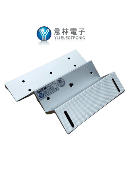 YLI MBK180ZL - Soporte de fijacion de electroiman para puerta con apertura interior de 180 Kg tipo ZL/ Compatible con YM180