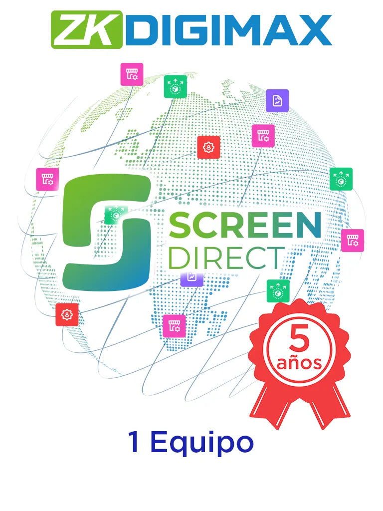 DIGIMAX SDSTARTERMT - Suscripción Multianual Plataforma de Gestión de Contenido para Señalización Digital / Para 1 pantalla / Para 5 años