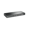 Smart Switch PoE+ administrable Capa 2, 24 puertos 10/100 Mbps, 4 puertos 10/100/1000 Mbps + 2 puertos SFP combo, 192 W