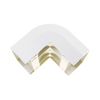 Esquinero exterior, para uso con canaleta T70, Material PVC Rígido, Color Blanco Mate
