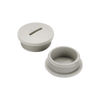 Tapón roscado de 1/2 para caja cuadrada a prueba de intemperie.