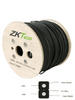 TCE - ZKGJXFH-01CG657A2-2KM - Fibra Óptica Drop Plana, Interior/Exterior G.657A2 Monomodo de 1 hilo unifibra, Dieléctrica, , Forro LSZH Negro Carrete de 2 km/