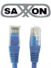 SAXXON P5E1UA - Cable patch cord UTP 1 metro / CAT 5E / Color azul