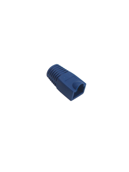 SAXXON S902B1 - Bota para conector plug RJ45 CAT 6 / Color azul / Paquete 100 piezas