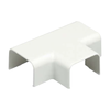 Accesorio en T, para uso con canaleta LD10, material ABS, Color Blanco