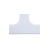 Accesorio en T, para uso con canaleta LDPH10, material ABS, Color Blanco