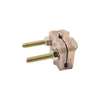 Conector Antivandalico de Varilla 5/8 a Cable Calibre 4 (Cuatro) a 3/0 (Triple Cero).