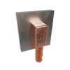Molde para Soldadura Exotérmica para Cable 4/0 AWG a Superficie de Acero en Vertical a 90°