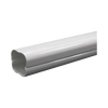 Kit de Canaletas Para la Organización de Tuberías y Cables Eléctricos en Instalaciones de Aire Acondicionado, Uso en Interiores y Exteriores, PVC Rígido, Ideal Para Minisplit, Contenido de Kit (11 Piezas), (3000-00000)