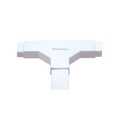 Sección en T color blanco de PVC auto extinguible, para canaletas TMK1735, TMK1735SD (5340-02001)