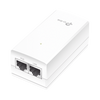 Inyector PoE Pasivo de 24V / 2 puerto 10/100/1000 Mbps / Plug and Play / Montaje en Pared