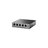 Switch PoE no Administrable de escritorio / 5 puertos 10/100 Mbps / 4 puertos PoE af/at / Presupuesto 67 W / Modo Extensor hasta 250 m / Calidad video prioritaria