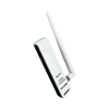 Adaptador USB inalámbrico de alta ganancia N 150 Mbps 2.4 GHz con 1 antena desmontable de 4dBi