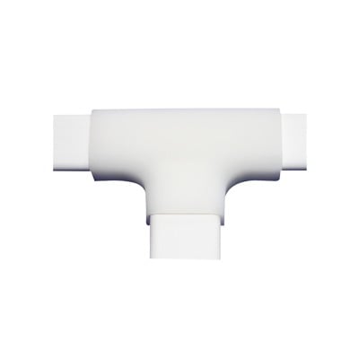 Sección en T de PVC auto extinguible, para canaleta TMK0812 (3 Piezas) (5040-02001)