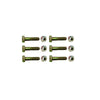 Paquete de 6 tornillos grado 5 y tuercas tropicalizadas 1/4 x 1-1/4. Para STZ30/SCZ30/SCZ30P.