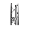 Guía Simple para Guiado de Cableado de Comunicación. Compatible con línea TITAN. Incluye Tornillo, Tuerca y Arandela.