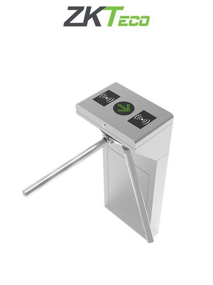 ZKTECO TS1000PLUS - Torniquete Bidireccional / Acero SUS304 / 110V / 25 a 30 x Min / Carril 50 cm / Exterior Protegido / 1 millón de Ciclos / No cuenta con Lectores y Panel / Compatible Rostro, Palma, Huella, Tarjeta, QR NEWZK1