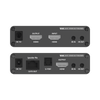 Kit Extensor HDMI hasta 700 metros con Conexión en Cascada / 4K @ 60 Hz/ 70 metros PTP con Cat 6, 6a y 7 / IPCOLOR / CERO LATENCIA / SIN COMPRIMIR / Salida Loop / IR bidireccional / Puerto S/PDIF / Soporta ARC / Soporta 10 TT-676-Rx.