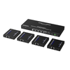 Kit Divisor y Extensor HDMI | 1x4 | Hasta 70 m |Resolución 4K @ 60 Hz | Cat 6/6a/7 | IPCOLOR | CERO LATENCIA | Puerto S/PDIF | EDID | RS232 | Salida Loop / PoC