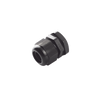Conector Plástico Negro Tipo Glándula, para Cable de 6 a 12 mm de Diámetro.