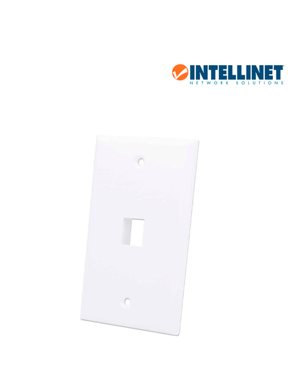 INTELLINET 163286 - TAPA FACEPLATE / 1 PERFORACION / BLANCO
