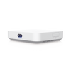 UniFi Cloud Gateway MAX, Router con todos los servicios UniFi, administra hasta 30 dispositivos UniFi y 300 clientes. 1 pto WAN 2.5G, 4 pts LAN 1G (uno configurable como WAN), seguridad IDS/IPS, VPN, bloqueo de apps/URLs, 512 GB memoria interna