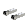 UFiber Módulo SFP, transceptor MiniGibic MultiModo 1.25 Gbps, distancia 550m, conectores LC, paquete de 2 piezas