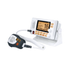 Radio Móvil Marino VHF, color blanco con receptor de GPS integrado, puerto de conexión NMEA 2000, 25W de potencia de RF, sumergible IPX8.