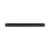 Patch Panel UltraMAX. UTP, Precargado con Jacks Cat6A, 24 Puertos, Plano, 1U