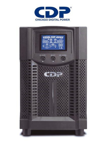 CDP UPO11-2 - UPS ONLINE de 2000VA / 1800W / 4 Terminales de salida / Baterias 12V a 9AH X 4 / Respaldo de 5min en carga completa 2025CDP