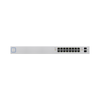 Switch UniFi administrable de 18 puertos (16 Gibabit PoE+ 802.3at/af y pasivo 24V + 2 SFP) 150 Watts