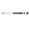 Switch PoE UniFi capa 2 Administrable de 26 puertos Gigabit (24 eth PoE y 2 SFP) 802.3 af/at / Pasivo 24V, 500 Watts, throughput de 38.69 Mpps