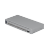 UniFi Switch Pro Max 16 PoE con funciones Capa 3, 16 puertos EtherLight RGB / (4) puertos 2.5 GbE POE++ y (12) puertos GbE POE+ /(2) puertos SFP+ 10G /con pantalla táctil informativa, hasta 180W de presupuesto POE
