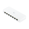 UniFi Switch Ultra Administrable 8 puertos GbE / (1) puerto POE++ IN y (7) puertos POE+/ Wattaje depende de fuente o POE IN, hasta 42W, No incluye fuente/inyector