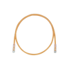 Cable de Parcheo, UTP Cat5e, Diámetro Reducido (28AWG), Color Naranja, 1 ft