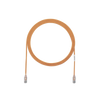 Cable de Parcheo TX6, UTP Cat6, Diámetro Reducido (28AWG), Color Naranja, 3.05 Metros (10 Pies)