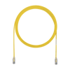 Cable de Parcheo TX6, UTP Cat6, Diámetro Reducido (28AWG), Color Amarillo, 10ft