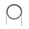Cable de Parcheo TX6, UTP Cat6, Diámetro Reducido (28AWG), Color Negro, 15 ft