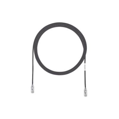 Cable de Parcheo TX6, UTP Cat6, Diámetro Reducido (28AWG), Color Negro, 3ft