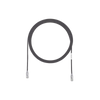 Cable de Parcheo TX6, UTP Cat6, Diámetro Reducido (28AWG), Color Negro, 3ft