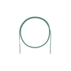 Cable de Parcheo TX6, UTP Cat6, Diámetro Reducido (28AWG), Color Verde, 3ft